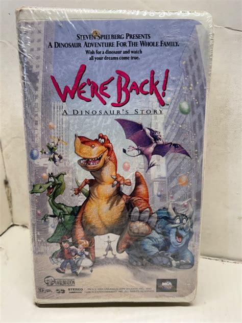 Were Back A Dinosaurs Story (VHS, 1994, Clamshell) NEW | eBay