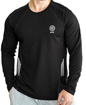AUSK Polyester Men Regular Fit T-Shirt | Mens Full Sleeve Sports T ...
