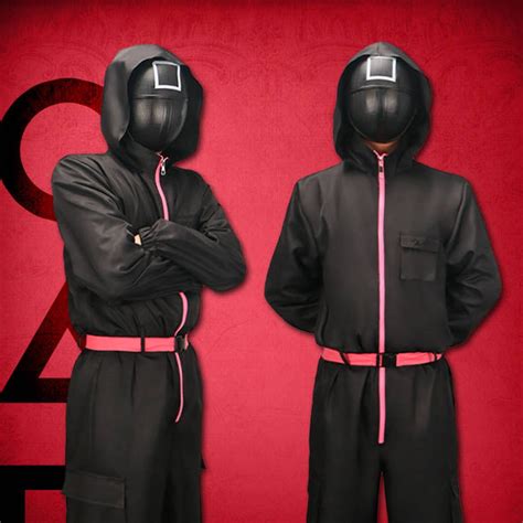 Spirit Halloween Squid Game Adult Squid Game Guard Costume | Officially ...