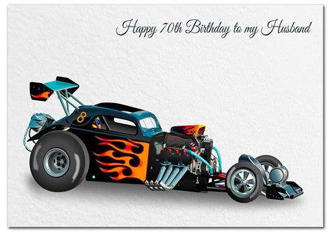 Buy Extra Large Husband 70th Birthday Card - XL Big Thick A4 Size ...