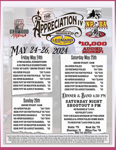 Leonard Truck & Trailer Inc. Appreciation Show, Garwood Arena ...