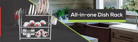 Buy SLIMSHINE Kitchen Dish Rack/ Plate Cutlery Stand/Kitchen Utensils ...