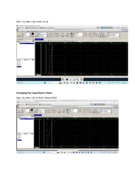 Transient Analysis Examples 的图像结果