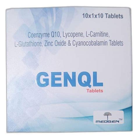 Genql Tablet 10's Price, Uses, Side Effects, Composition - Apollo Pharmacy