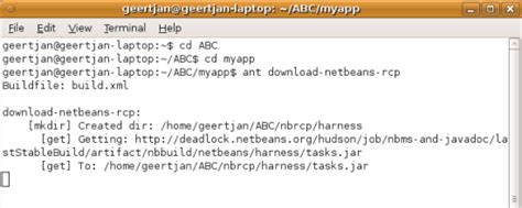 NetBeans Java with Ant Run the Project 的图像结果