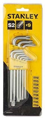 STANLEY STMT92625-8 Allen Long Torx Key Set 9 Pcs Allen Key Set Price ...
