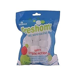 Reliance Freshomz Naphthalene Ball - 100g Pack : Amazon.in: Health ...