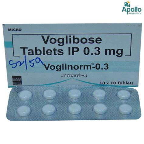 Voglinorm-0.3 Tablet 10's Price, Uses, Side Effects, Composition ...
