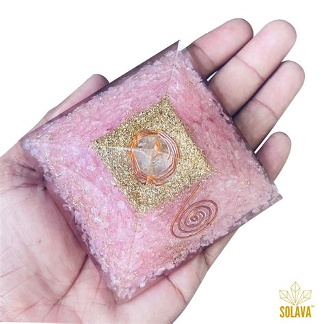 Buy Original Rose Quartz Crystal Pyramid – SOLAVA WORLD