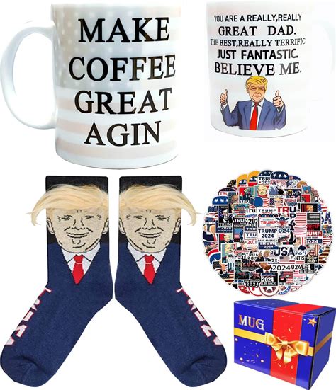 Amazon.com: Trump Mug Set 2024 Novelty Coffee Mugs Donald Trump ...