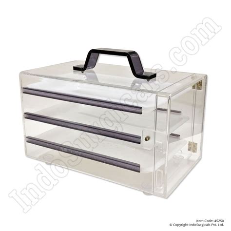 IS IndoSurgicals Formalin Chamber, Size 14x8x8" with 3 Sliding Trays ...