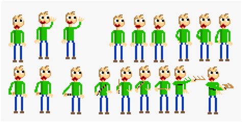 Image result for Baldi Sprite