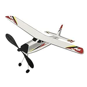 UJEAVETTE® Rubber Band Elastic Powered Glider Airplane Toy Outdoor ...