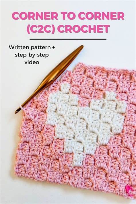 C2C Crochet Tutorial 的图像结果
