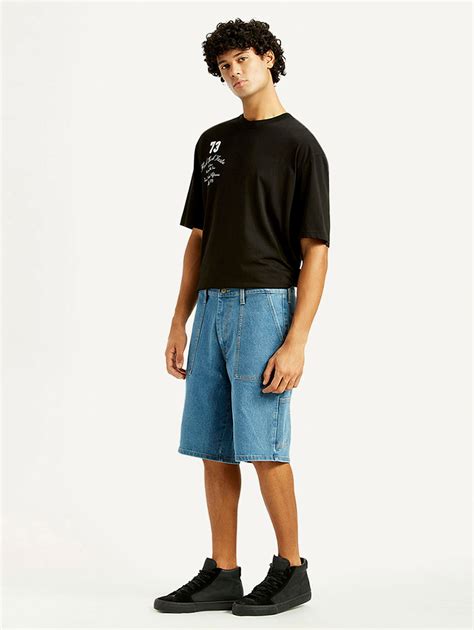 Men's Blue Loose Fit Shorts – Levis India Store