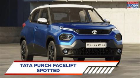 2026 Tata Punch facelift spied testing — key design and feature changes