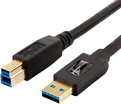 AmazonBasics USB 3.0 Cable - A-Male to B-Male - 6 Feet (1.8 Meters ...