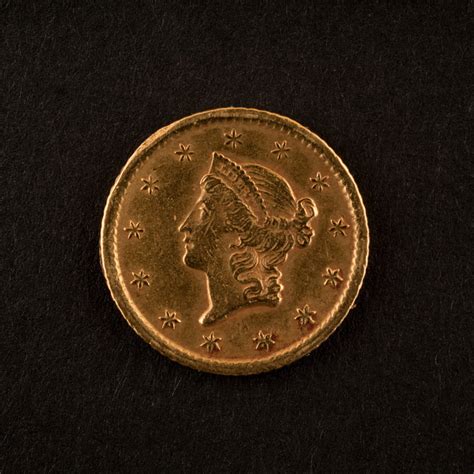 1853 O $1 Liberty Type 1 Gold Coin F - Jul 11, 2025 | Eden Fine ...