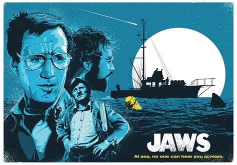 Movie Poster Fan Art - Jaws - Tallenge Hollywood Poster Collection ...