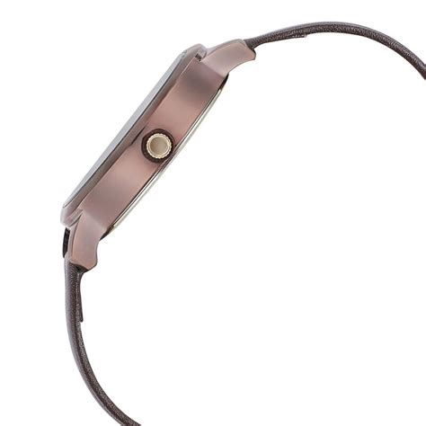 Buy Online Poze by Sonata Quartz Analog Brown Dial Leather Strap Watch ...