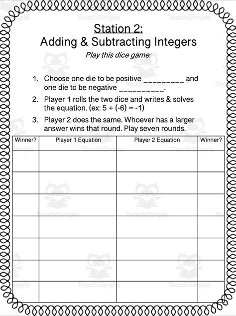 Image result for Middle School Math Integers