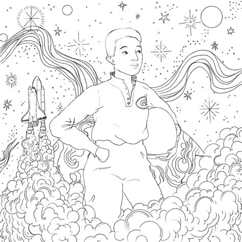 Coloring Pages Mae Jemison [2025]