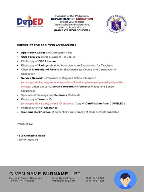 Application Form Checklist Example 的图像结果