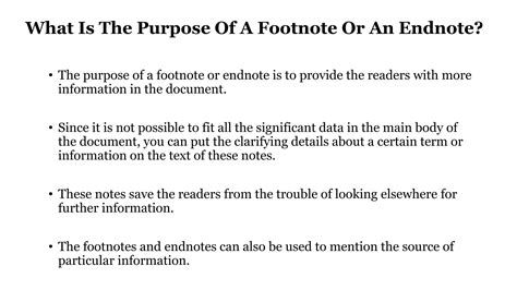 Endnote vs footnote | PPTX