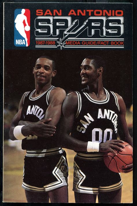 NBA Media Guide: San Antonio Spurs (1987-88) | SportsPaper.info