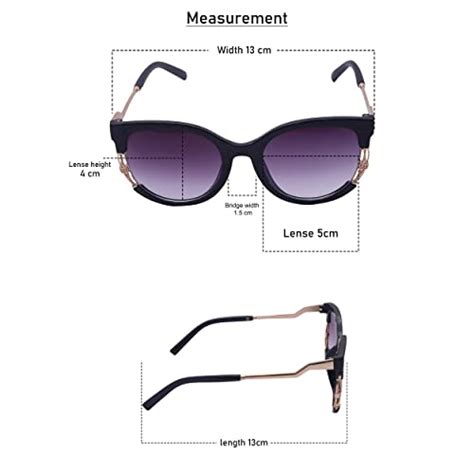 Buy Spiky Girl's Oval Sunglass With Protective Case Black Frame, Black ...