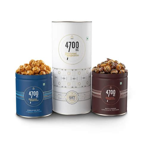 Nutty Tuxedo Chocolate Popcorn & Himalayan Salt Caramel Popcorn (Combo ...