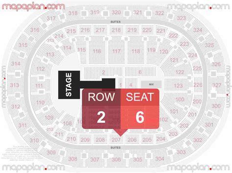 Buffalo KeyBank Center detailed interactive seating chart with seat ...