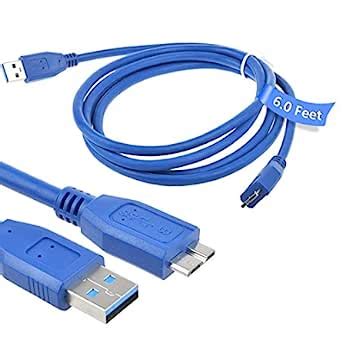PwrON USB 3.0 PC Cable Cord Lead for Seagate FreeAgent GoFlex Desk ...