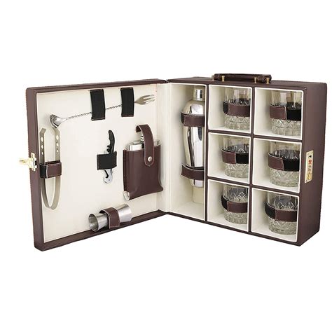 Buy Anything & Everything Big Premium Bar Set With 6 Whiskey Glasses ...