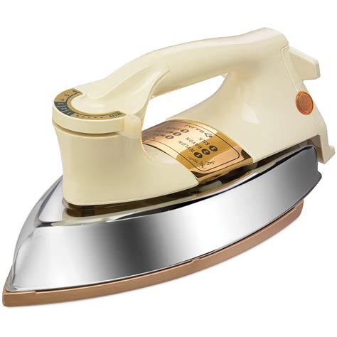 Bajaj DHX-9, 1000 Watts Heavy Weight Dry Iron, Ivory – Ankur Electricals