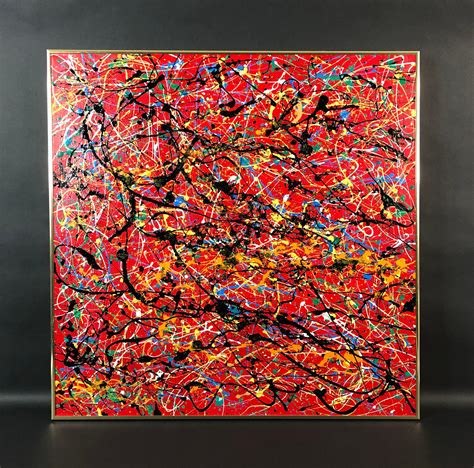 Sold Price: Jackson Pollock (1912-1956) - Acrylic on Canvas - June 6 ...