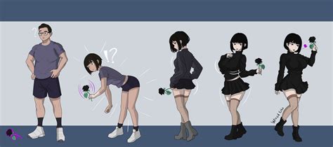 Commission: Goth Girl TG TF by WixedEcho on DeviantArt