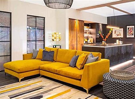 TAYYABA ENTERPRISES Wooden L Shape Sofa & Couch for Bed Room & Living ...