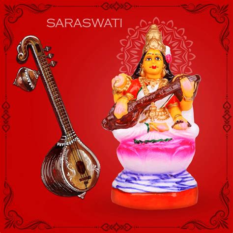 Giri - Saraswati Statue | Gollu Dolls | Navaratri Golu