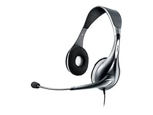 Jabra UC VOICE 150 MS Duo Lync Optimized Corded Headset for Softphone ...