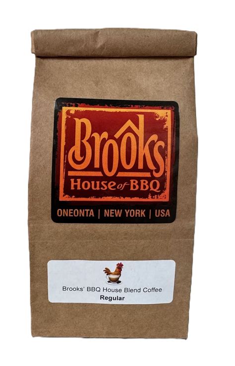 Brooks’ House Blend Regular Coffee Grounds 8oz | Brooks House of BBQ