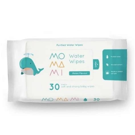Momami Water Wipes 30 pcs - Alodokter Shop