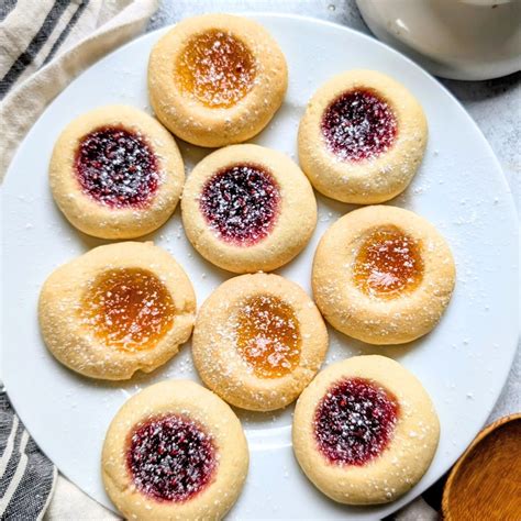 Low Sodium Jam Thumbprint Cookies Recipe - Low So Recipes