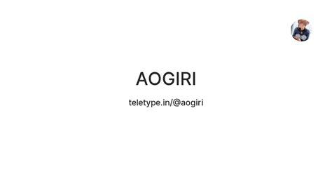 AOGIRI — Teletype