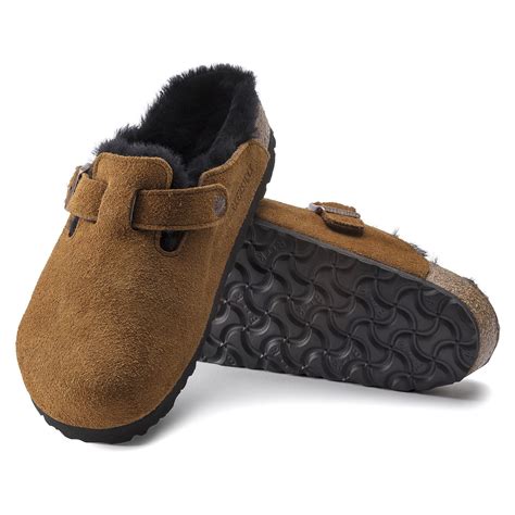 Boston Shearling Suede Leather in Color Mink | BIRKENSTOCK US