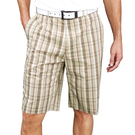 Monterey Club Men's Highland Plaid Golf Shorts #1846 - Walmart.com