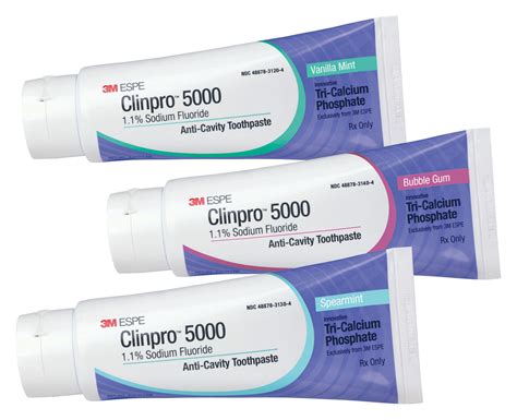 3M™ Clinpro™ 5000 Anti-Cavity Toothpaste For Orthodontic Use - 1.1% Sodium Fluoride