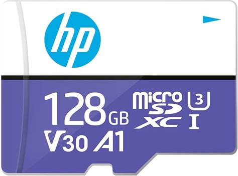 HP 128GB MicroSD Memory Card SDXC mx310 Class 10, UHS-I, U1 Card, Upto ...