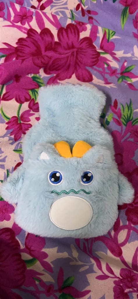 Onprix Portable Cartoon Cute Hot Water Bag Soft Plush Hot Water Bottle ...