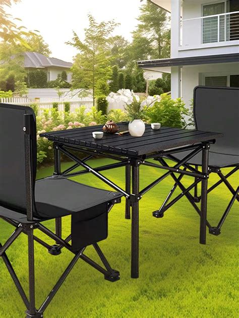 Mesa plegable ultraligera de exterior para acampada, mesa pequeña ...